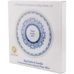 8" King Charles III Queen Consort Portrait Memorabilia Coronation Plate With Stand -Small Appliances Store 89047928 4