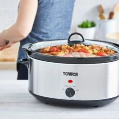 Tower 6.5 Litre Stainless Steel Slow Cooker -Small Appliances Store 89578134 5