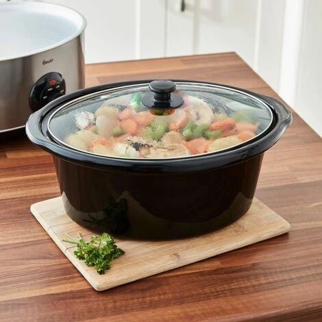 Swan 6.5 Litre Stainless Steel Slow Cooker 5 Swan 6.5 Litre Stainless Steel Slow Cooker - Image 5