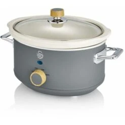 Swan 3.5L Slow Cooker Nordic Grey