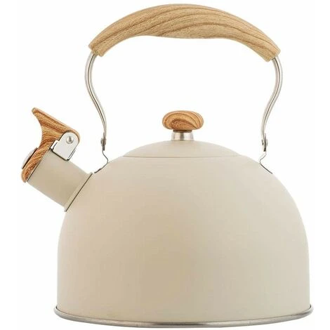 Whistling Kettle, 2.5L Whistling Kettle Induction Gas Kettle Stainless Steel Whistling Kettle Teapot Whistling Kettle For Induction Gas Cookers, Easy To Clean 2 Whistling Kettle, 2.5L Whistling Kettle Induction Gas Kettle Stainless Steel Whistling Kettle Teapot Whistling Kettle For Induction Gas Cookers, Easy To Clean - Image 2