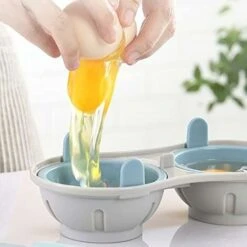 Microwave Egg Poacher Kitchen Gadgets Creative Steam Egg Box Microwave Egg Tray Double Steam Oven Microwave Kitchen Mold -Small Appliances Store 89794509 4