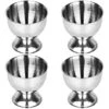 Stainless Steel Parts Egg Cups Set Egg Tray Egg Poachers For Hard And Soft Egg Holders Kitchen Tool