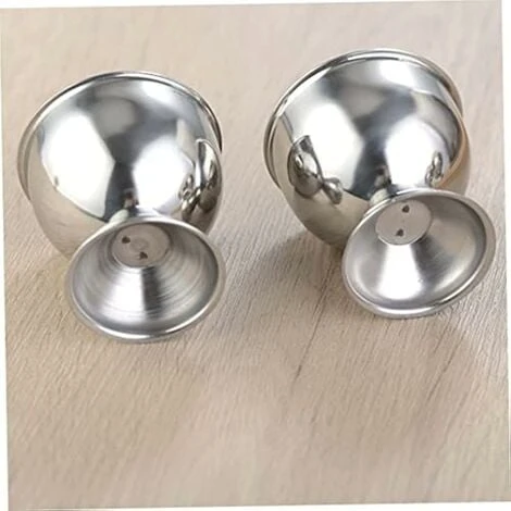 Stainless Steel Parts Egg Cups Set Egg Tray Egg Poachers For Hard And Soft Egg Holders Kitchen Tool 5 Stainless Steel Parts Egg Cups Set Egg Tray Egg Poachers For Hard And Soft Egg Holders Kitchen Tool - Image 5