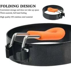 Large 3" Non-Stick Egg Rings Set Of 4 Stainless Steel Egg Rings With Oil Brush 6 Large 3" Non-Stick Egg Rings Set Of 4 Stainless Steel Egg Rings With Oil Brush -Small Appliances Store 89795497 3