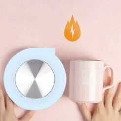USB Mug Heater Mat, Coffee Mug Warmer For Office/Home/Office USB Heating Insulation (Blue) -Small Appliances Store 89795509 5