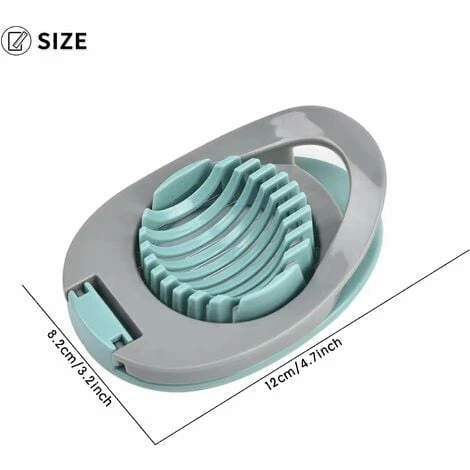 2 Pieces Egg Cutter Egg Slicer Multifunction Manual Egg Cutter Egg Cutter Kitchen Tool Apple And Tomato Cutter Para Egg Cutter Boiled Fruit Slicer Cheese Strawberry - MODOU 2 2 Pieces Egg Cutter Egg Slicer Multifunction Manual Egg Cutter Egg Cutter Kitchen Tool Apple And Tomato Cutter Para Egg Cutter Boiled Fruit Slicer Cheese Strawberry - MODOU - Image 2