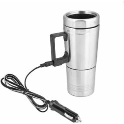 Car Kettle, Stainless Steel Car Truck Travel Kettle Cup Quick Boil For Tea Coffee (12V) MODOU