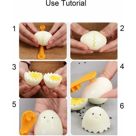 4 Pieces Of Egg Cutters, Flower Shaped Egg Tool, Boiled Egg Cut Flower Styler, Kitchen Tools, Used For Cutting Hard Boiled Eggs - MODOU 5 4 Pieces Of Egg Cutters, Flower Shaped Egg Tool, Boiled Egg Cut Flower Styler, Kitchen Tools, Used For Cutting Hard Boiled Eggs - MODOU - Image 5