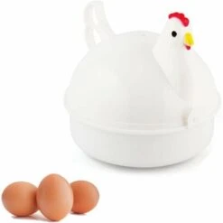Egg Boiler, Big Box Egg Cooker 13.315.715.7cm, Microwave Boiler Fast Cooking Appliances, 4 Eggs - MODOU 7 Egg Boiler, Big Box Egg Cooker 13.315.715.7cm, Microwave Boiler Fast Cooking Appliances, 4 Eggs - MODOU -Small Appliances Store 89807165 3