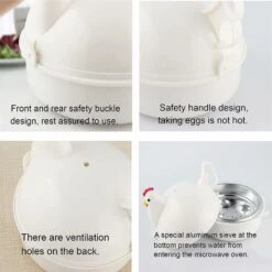 Egg Boiler, Big Box Egg Cooker 13.315.715.7cm, Microwave Boiler Fast Cooking Appliances, 4 Eggs - MODOU 9 Egg Boiler, Big Box Egg Cooker 13.315.715.7cm, Microwave Boiler Fast Cooking Appliances, 4 Eggs - MODOU -Small Appliances Store 89807165 5