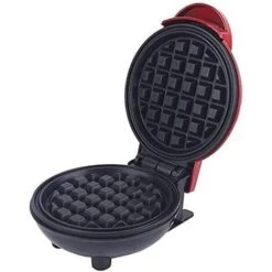 Mini Waffle Maker Machine For Individual Waffles, Paninis, Hash Browns Blue 7 Mini Waffle Maker Machine For Individual Waffles, Paninis, Hash Browns Blue -Small Appliances Store 90745809 3