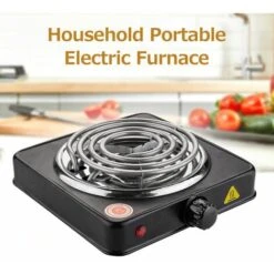 Home Mini Electric Stove Single Burner Portable Plate Mosquito Stove 1000W High Power 200-1000℃ Kitchen Stove Water Smoke Charcoal Coconut Shell Charcoal L -Small Appliances Store 91175105 3
