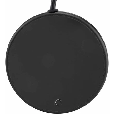 Electric Cup Warmer Desktop Pad Tea Coffee Milk Cup Warmer Coaster Tray Household Office Supplies(Black) 5 Electric Cup Warmer Desktop Pad Tea Coffee Milk Cup Warmer Coaster Tray Household Office Supplies(Black) - Image 5