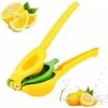 Lemon Squeezer Top Metal Color Box Packaging Lemon Squeezer Best 3 In 1 Manual Citrus Squeezer / Lime Squeezer, Manual Citrus Squeezer, Corrosion Protection And Dishwasher Safe