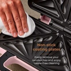 Tower Cavaletto Sandwich Maker Pink 9 Tower Cavaletto Sandwich Maker Pink -Small Appliances Store 91972028 5