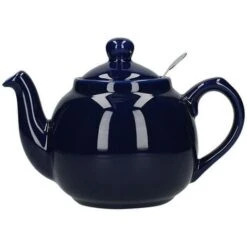 London Pottery Farmhouse Filter 2 Cup Teapot Cobalt Blue