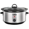 Tower 3.5 Litre Stainless Steel Slow Cooker