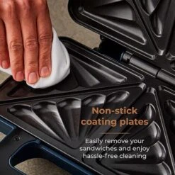 Tower Cavaletto Sandwich Maker Midnight Blue -Small Appliances Store 91972083 5