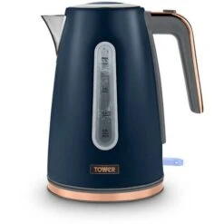 Tower Cavaletto Jug Kettle And 2 Slice Toaster Set Midnight Blue -Small Appliances Store 92778762 3