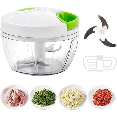 Manual Puller, Vegetable Chopper, Salad/garlic For Salsa/pesto/onions (450ml) 1 Manual Puller, Vegetable Chopper, Salad/garlic For Salsa/pesto/onions (450ml)