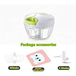 Manual Puller, Vegetable Chopper, Salad/garlic For Salsa/pesto/onions (450ml) 8 Manual Puller, Vegetable Chopper, Salad/garlic For Salsa/pesto/onions (450ml) -Small Appliances Store 92864793 4