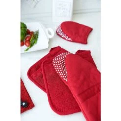 Cotton Terry Cloth Potholder Set, Kitchen Heating Pad, 2 Pack -Small Appliances Store 92865061 5