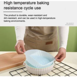 Air Fryer Silicone Pot - Air Fryer Oven Accessories - Replacement For Flammable Parchment Paper - No Need To Clean The Air Fryer 9 Air Fryer Silicone Pot - Air Fryer Oven Accessories - Replacement For Flammable Parchment Paper - No Need To Clean The Air Fryer -Small Appliances Store 92865139 5