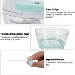 Meat Grinder, Multi-Function Mini Chopper, Vegetable Cutter, Kitchen Utensil For Vegetables Fruits Garlic Onions Carrots -Small Appliances Store 92865413 5