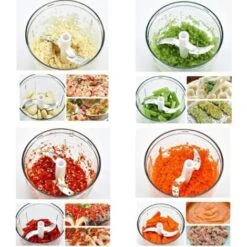 Mini Manual Vegetable Chopper With Grinder And Professional Mixer With Compact And Professional Cutting Blade Of Kitchen Without Noise 8 Mini Manual Vegetable Chopper With Grinder And Professional Mixer With Compact And Professional Cutting Blade Of Kitchen Without Noise -Small Appliances Store 92866389 4