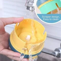 Pieces Manual Chopper, Kitchen Chopper, Vegetable Chopper, Garlic Chopper, Mini Chopper, Fruit Vegetable Chopper, Onion Chopper, For Vegetable, Fruit, Onion, Garlic (Yellow Blue) -Small Appliances Store 92867377 4