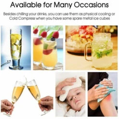 Reusable Stainless Steel Ice Cubes Whiskey Chilling Rocks Set Of 8 Metal Ice Cubes With Tongs And Freezer Storage Tray For Beer Wine Cooler 8 Reusable Stainless Steel Ice Cubes Whiskey Chilling Rocks Set Of 8 Metal Ice Cubes With Tongs And Freezer Storage Tray For Beer Wine Cooler -Small Appliances Store 93452946 4