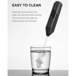 Handheld Milk Frother, Battery Powered Drink Mixer For Matcha Coffee, Portable Electric Whisk Drink Mixer Mini Foam Maker 8 Handheld Milk Frother, Battery Powered Drink Mixer For Matcha Coffee, Portable Electric Whisk Drink Mixer Mini Foam Maker -Small Appliances Store 93496326 4
