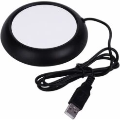 Thermostat USB Drink Cup Warmer (Black) 12.7122.5cm