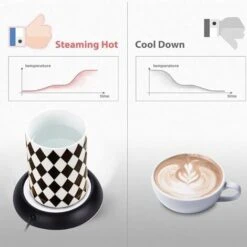 Thermostat USB Drink Cup Warmer (Black) 12.7122.5cm -Small Appliances Store 93514732 5