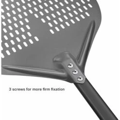 14 Perforated Pizza Peel, Long Rod Hard Anodized Alumina Pizza Peel, Super Large Swivel Pizza Peel, Professional Pizza Paddle, Overall Size 34.8 -Small Appliances Store 93527161 5