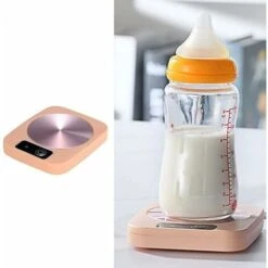 USB Portable Cup Warmer Mini Thermostatic Powder Pink Heating Mat 16cm12cm2.5cm -Small Appliances Store 93535708 4