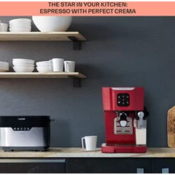 Klarstein BellaVita Coffee Maker 3-in-1 1450 W 20 Bar Milk Frother -Small Appliances Store 93883279 4