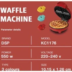 Multifunctional Household Electric Griddle Waffle Maker Egg Roll Cake Sandwich Breakfast Machine -Small Appliances Store 93888704 5