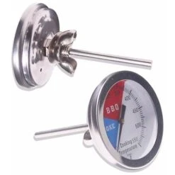 BBQ Thermometer Gauge, 2 Pack Charcoal Grill Smoker Temperature Gauge Pit BBQ Grill Thermometer -Small Appliances Store 94075200 3