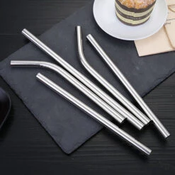 Reusable Straws, Stainless Steel Drinking Straws