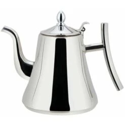 Stainless Steel Teapot With Removable Infuser - 1200 Ml - Dishwasher Safe