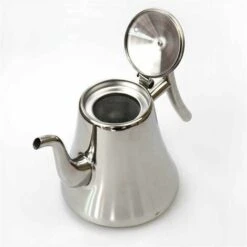 Stainless Steel Teapot With Removable Infuser - 1200 Ml - Dishwasher Safe -Small Appliances Store 94621875 3