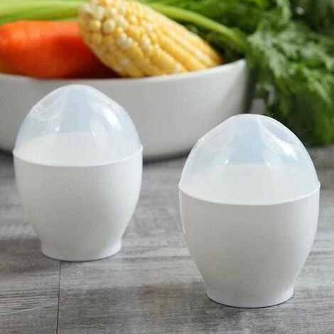 2pcs Microwave Egg Cooker Cup Poacher Egg Boiler Steamer Eggs Without The Tools Egg Shell 1 2pcs Microwave Egg Cooker Cup Poacher Egg Boiler Steamer Eggs Without The Tools Egg Shell