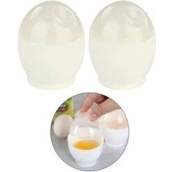 2pcs Microwave Egg Cooker Cup Poacher Egg Boiler Steamer Eggs Without The Tools Egg Shell 9 2pcs Microwave Egg Cooker Cup Poacher Egg Boiler Steamer Eggs Without The Tools Egg Shell -Small Appliances Store 94626827 5