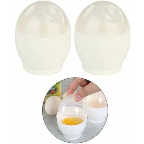 2pcs Microwave Egg Cooker Cup Poacher Egg Boiler Steamer Eggs Without The Tools Egg Shell 5 2pcs Microwave Egg Cooker Cup Poacher Egg Boiler Steamer Eggs Without The Tools Egg Shell - Image 5