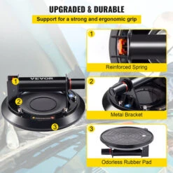 VEVOR Manual Wheatgrass Juicer Wheat Grass Grinder Long Screw Shaft Wheatgrass Juicer 304 Stainless Steel For Juicing Wheatgrass Gingers Apples Grapes For Home Use -Small Appliances Store 94721212 4