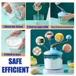 Rotary Hand Whisk Whisk Whisk Egg Frother Rotary Hand Mixer 8 Rotary Hand Whisk Whisk Whisk Egg Frother Rotary Hand Mixer -Small Appliances Store 95066990 4