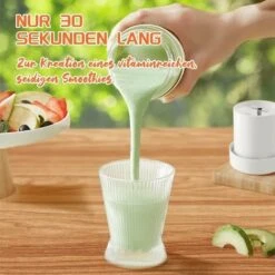 Blender Smoothie Maker, Bouteille De Mixeur De Jus Frais Pour Shakes Et Smoothies, Mini Mixeur De Smoothie à Emporter, Mixeur Mixeur De 10 Oz Avec USB Rechargeable, Mixeur Portable Pour Le Sport, Les -Small Appliances Store 95076848 4