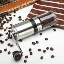 Manual Coffee Grinder, Manual Coffee Grinder With Crank (6 Speeds) -Small Appliances Store 95309989 4